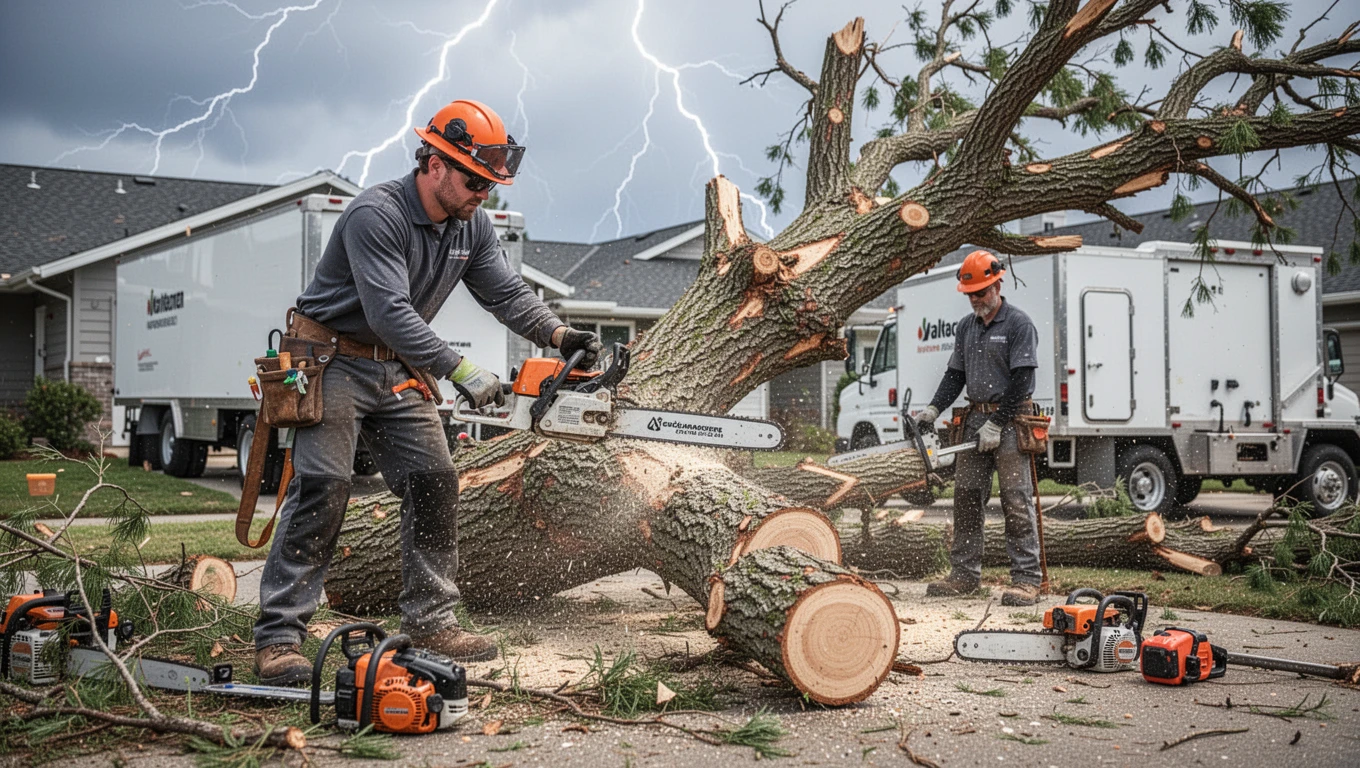 Storm Damage Tree Cleanup